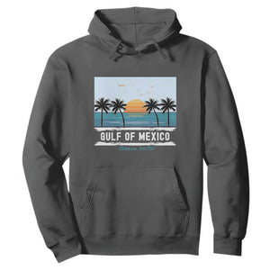 Gulf of Mexico Hoodie Retro Beach Vibes TS10 Dark Heather Print Your Wear