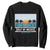 Gulf of Mexico Sweatshirt Retro Beach Vibes TS10 Black Print Your Wear