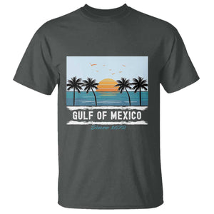 Gulf of Mexico T Shirt Retro Beach Vibes TS10 Dark Heather Print Your Wear