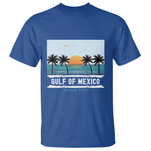 Gulf of Mexico T Shirt Retro Beach Vibes TS10 Royal Blue Print Your Wear