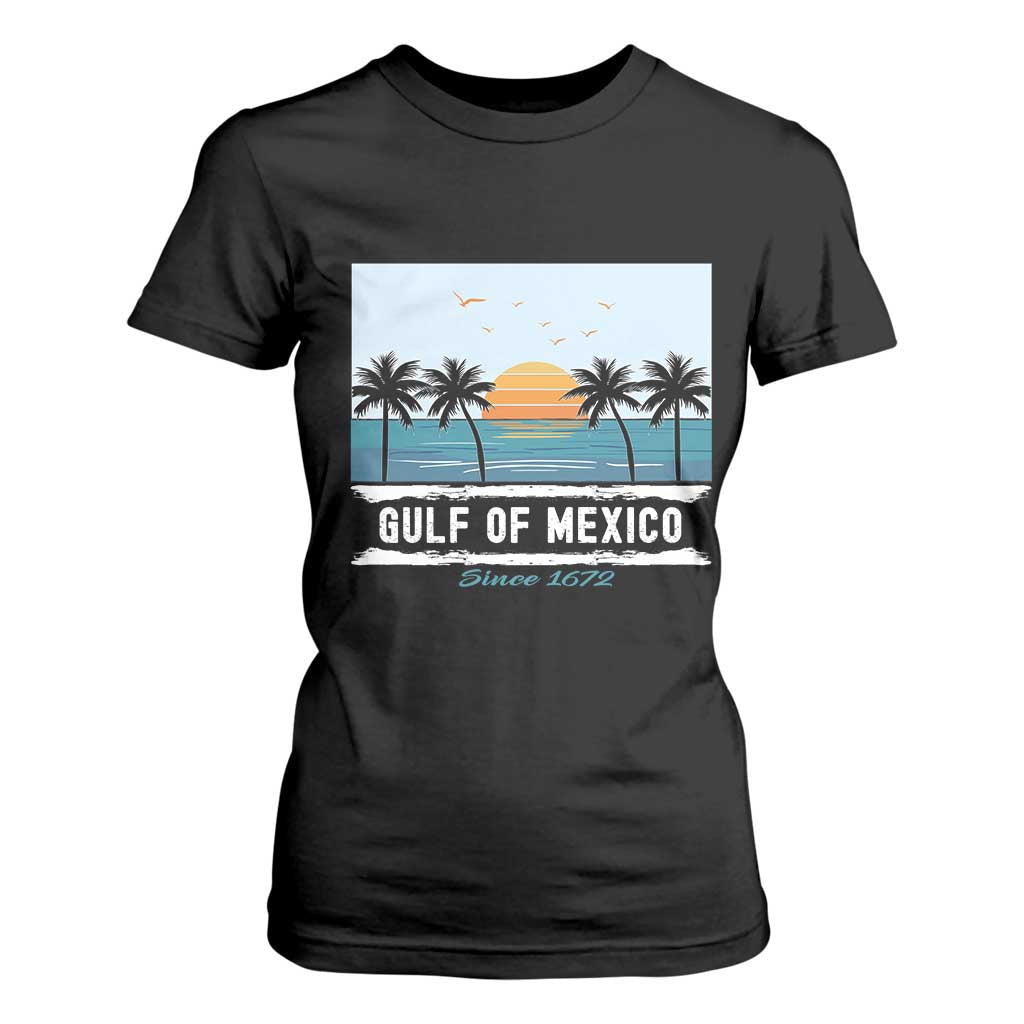 Gulf of Mexico T Shirt For Women Retro Beach Vibes TS10 Black Print Your Wear