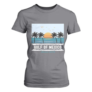 Gulf of Mexico T Shirt For Women Retro Beach Vibes TS10 Charcoal Print Your Wear