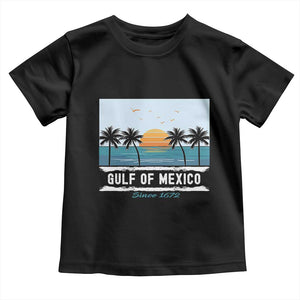 Gulf of Mexico Toddler T Shirt Retro Beach Vibes TS10 Black Print Your Wear