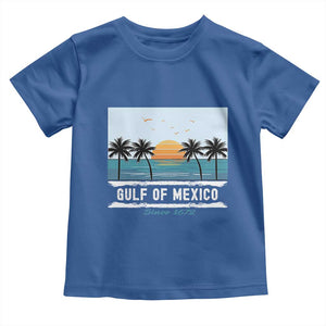 Gulf of Mexico Toddler T Shirt Retro Beach Vibes TS10 Royal Blue Print Your Wear