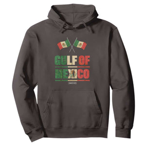 Gulf of Mexico Since 1672 Hoodie Mexican Flag TS10 Dark Chocolate Print Your Wear