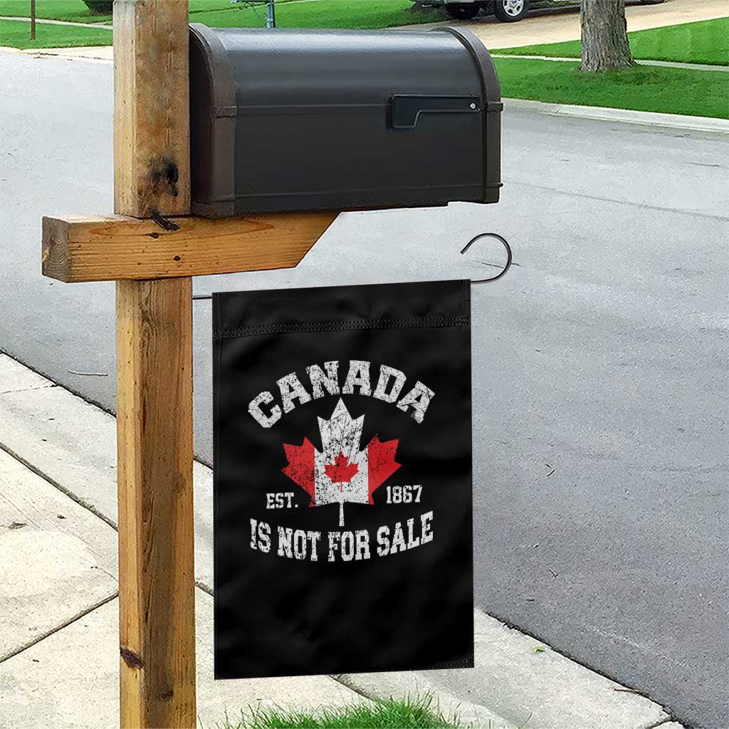 Canada is Not For Sale Garden Flag Proudly Canadian Independence Flag EST. 1867 TS10 Print Your Wear