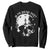 Is He Dead Yet Sweatshirt Skull Distressed TS10 Black Print Your Wear