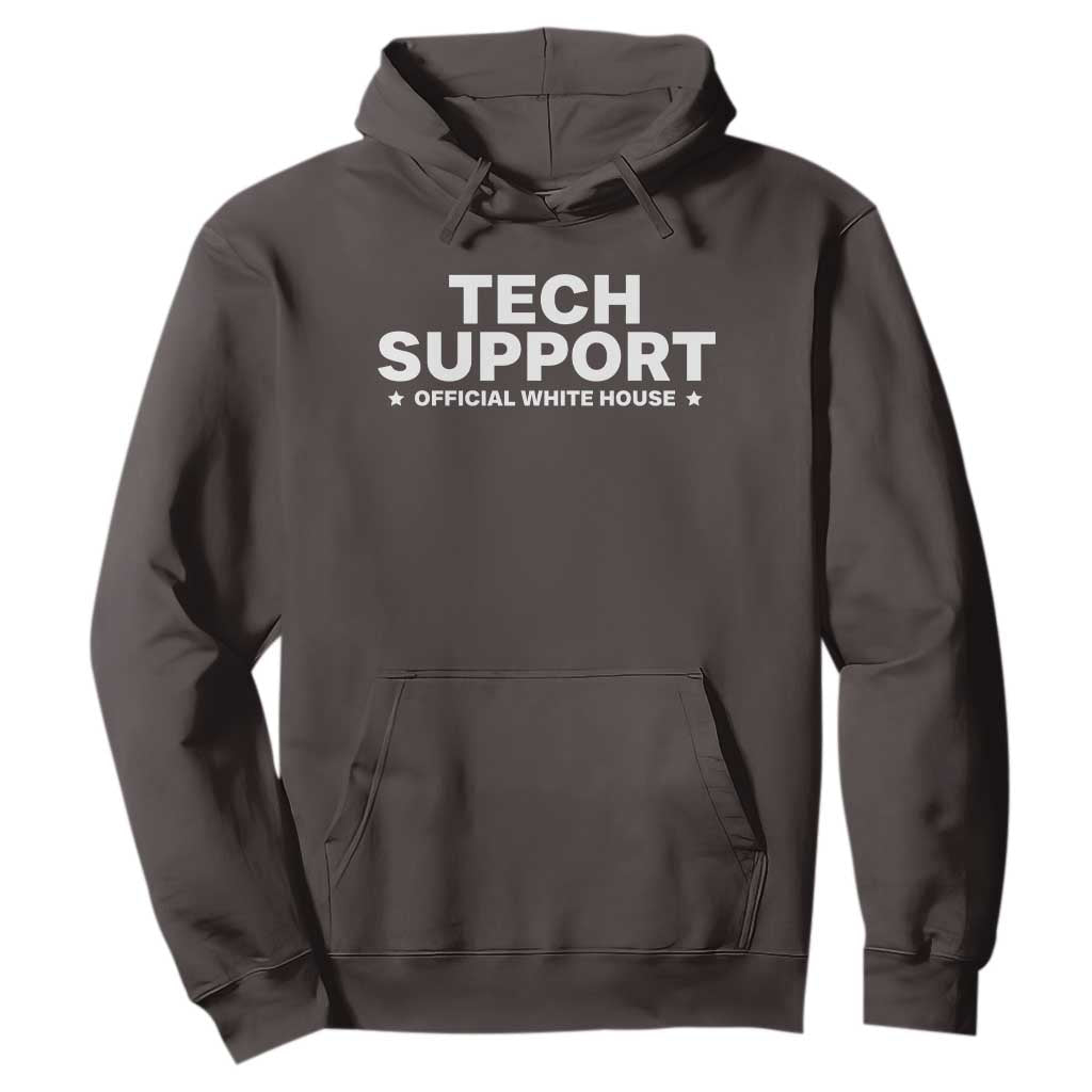 Tech Support Hoodie Elon Musk's Doge Official White House TS10 Dark Chocolate Print Your Wear