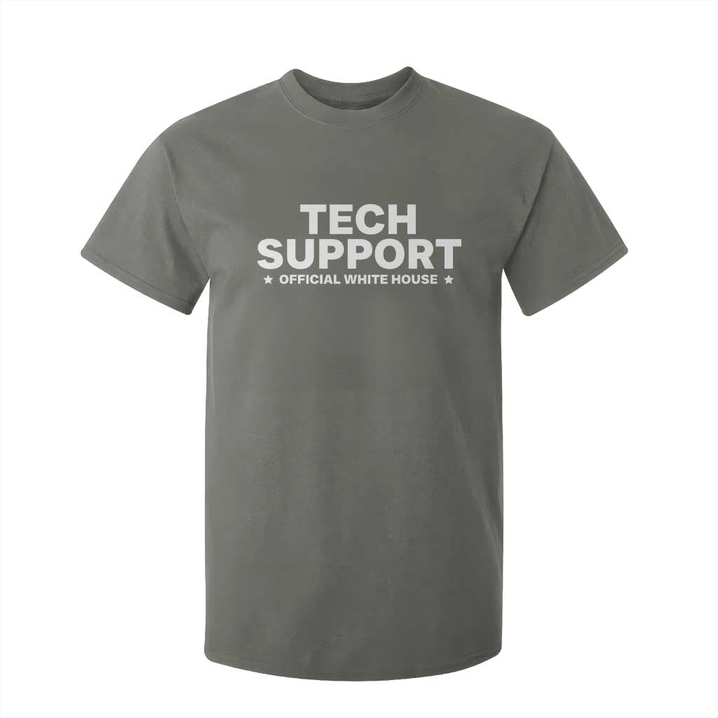 Tech Support T Shirt For Kid Elon Musk's Doge Official White House TS10 Military Green Print Your Wear