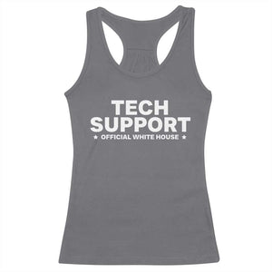 Tech Support Racerback Tank Top Elon Musk's Doge Official White House TS10 Charcoal Print Your Wear