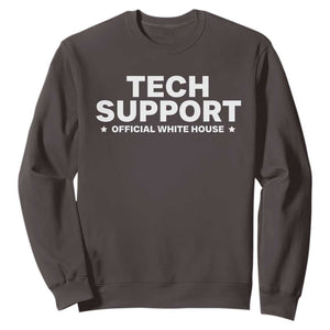 Tech Support Sweatshirt Elon Musk's Doge Official White House TS10 Dark Chocolate Print Your Wear
