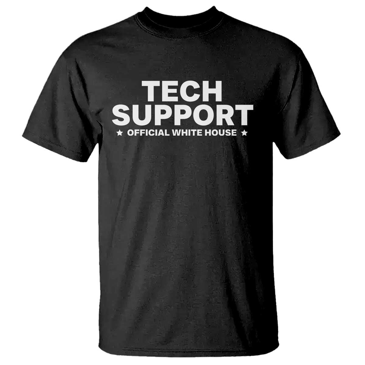 Tech Support T Shirt Elon Musk's Doge Official White House TS10 Black Print Your Wear