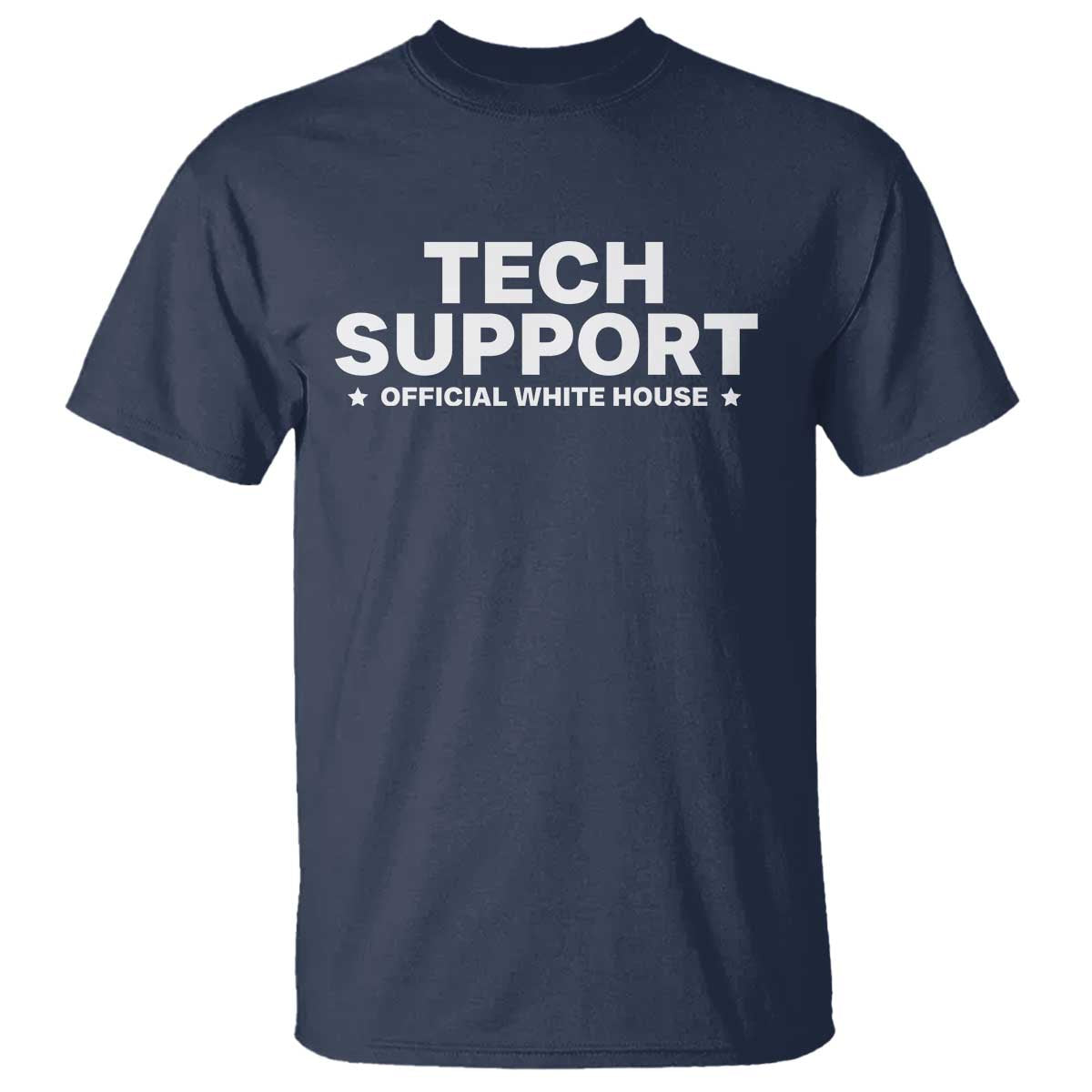 Tech Support T Shirt Elon Musk's Doge Official White House TS10 Navy Print Your Wear