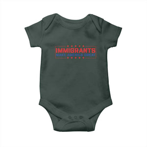 Immigrants Make America Great Baby Onesie TS10 Print Your Wear