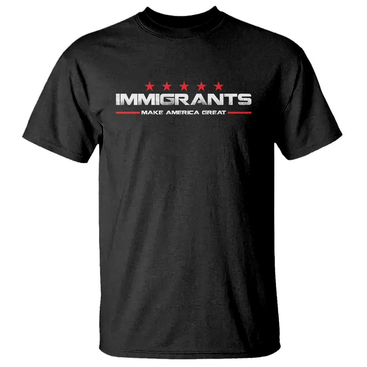 Immigrants Make America Great T Shirt Pro Immigrant Resist Racist TS10 Black Print Your Wear