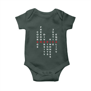 Equal Rights Baby Onesie Courage Freedom Diversity Rights Kindness Justice Equality TS10 Print Your Wear