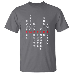 Equal Rights T Shirt Courage Freedom Diversity Rights Kindness Justice Equality TS10 Charcoal Print Your Wear