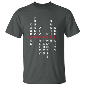 Equal Rights T Shirt Courage Freedom Diversity Rights Kindness Justice Equality TS10 Dark Heather Print Your Wear