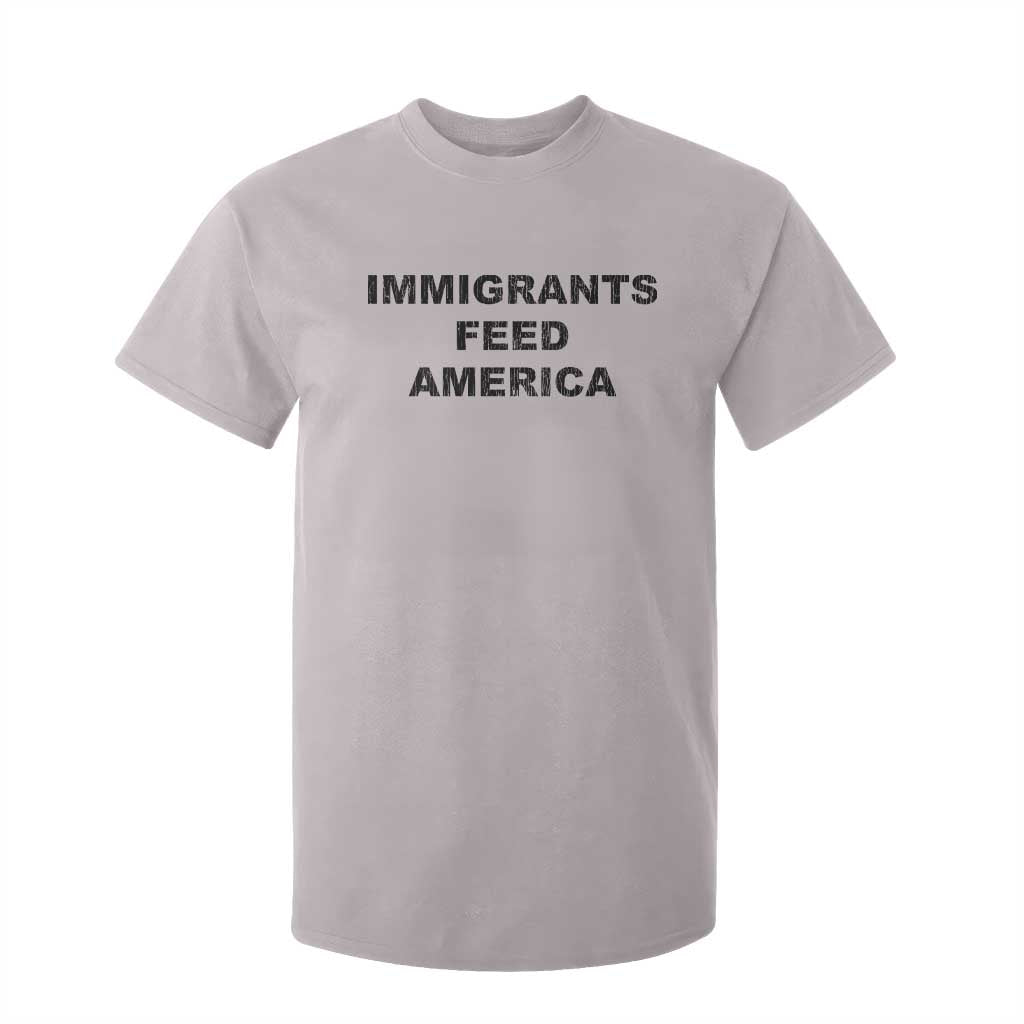 Immigrants Feed America T Shirt For Kid TS10 Ice Gray Print Your Wear