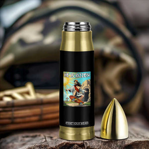 He is Rizzen Bullet Tumbler Funny Jesus Skateboarding Christian Meme TS10 Print Your Wear