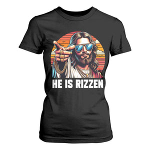 He is Rizzin T Shirt For Women Funny Jesus Vintage Faith TS10 Black Print Your Wear