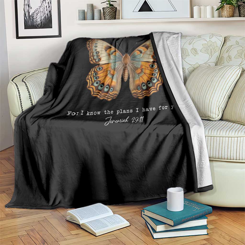 Christian Jeremiah 29:11 Throw Blanket Bible Scripture For I Know The Plans I Have For You TS10 Print Your Wear