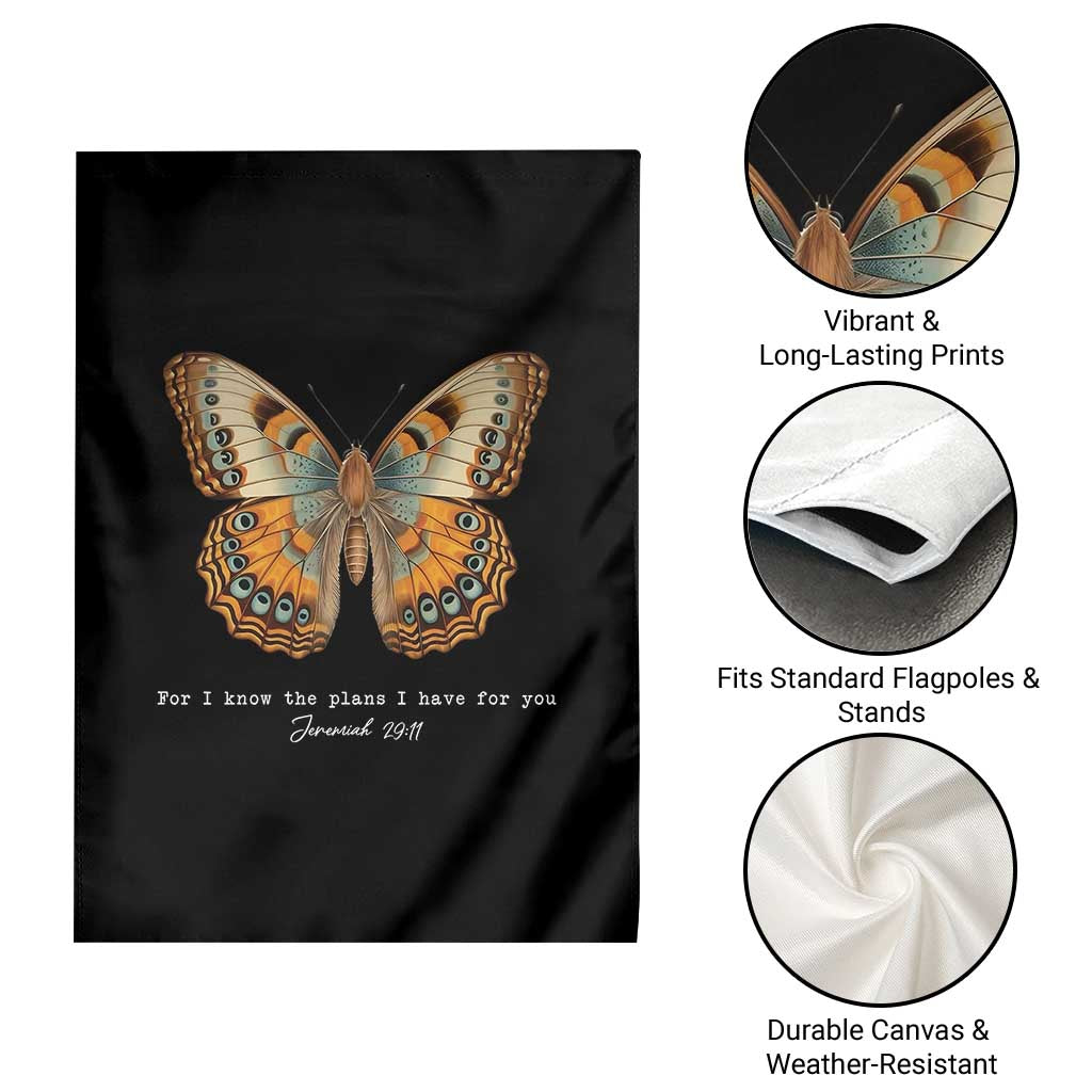 Christian Jeremiah 29:11 Garden Flag Bible Scripture For I Know The Plans I Have For You TS10 Print Your Wear