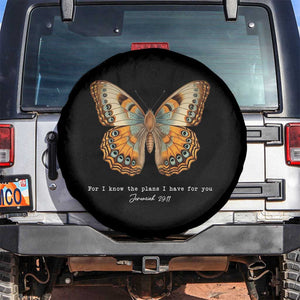 Christian Jeremiah 29:11 Spare Tire Cover Bible Scripture For I Know The Plans I Have For You TS10 No hole Black Print Your Wear