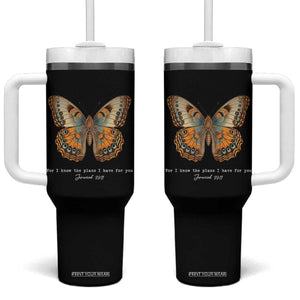 Christian Jeremiah 29:11 Tumbler With Handle Bible Scripture For I Know The Plans I Have For You TS10 One Size: 40 oz Black Print Your Wear