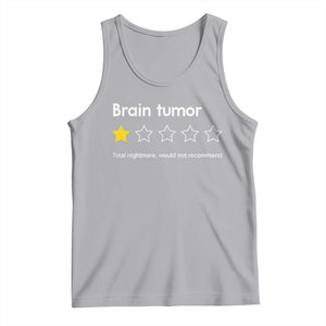 Brain Tumor Tank Top One Star Would Not Recommend Brain Cancer Awareness TS10 Athletic Heather Print Your Wear