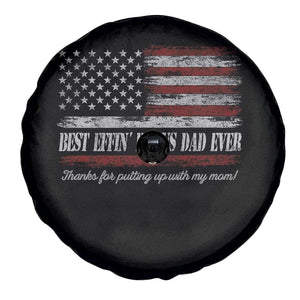 Best Effin’ Bonus Dad Ever Spare Tire Cover Step Dad American Flag TS10 Print Your Wear