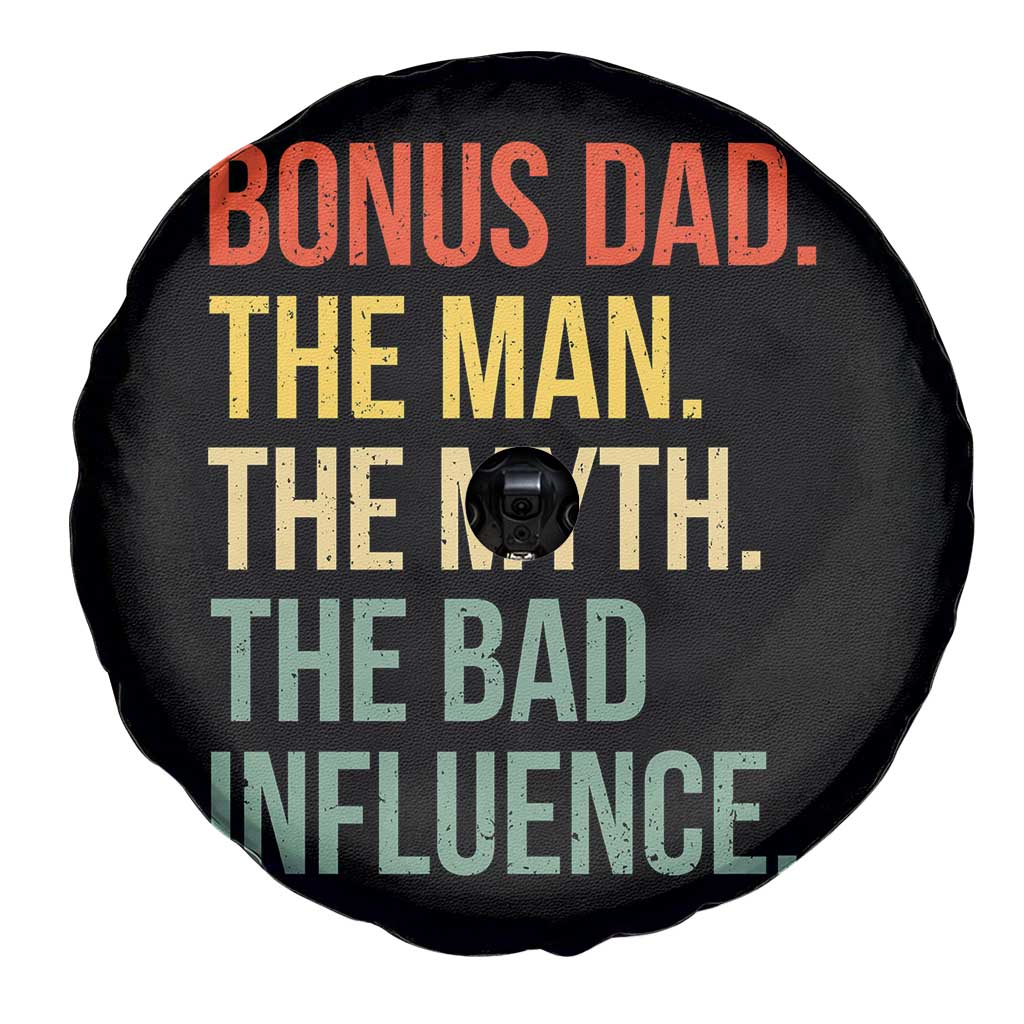 Bonus Dad Spare Tire Cover The Man Myth Bad Influence Funny Step Dad TS10 Print Your Wear