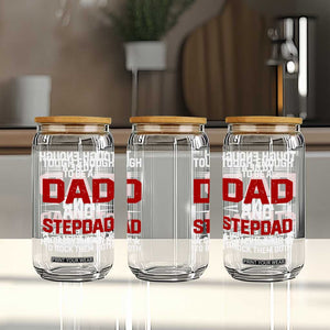 Bonus Dad Glass Can Dad And Stepdad Fathers Day TS10 Print Your Wear