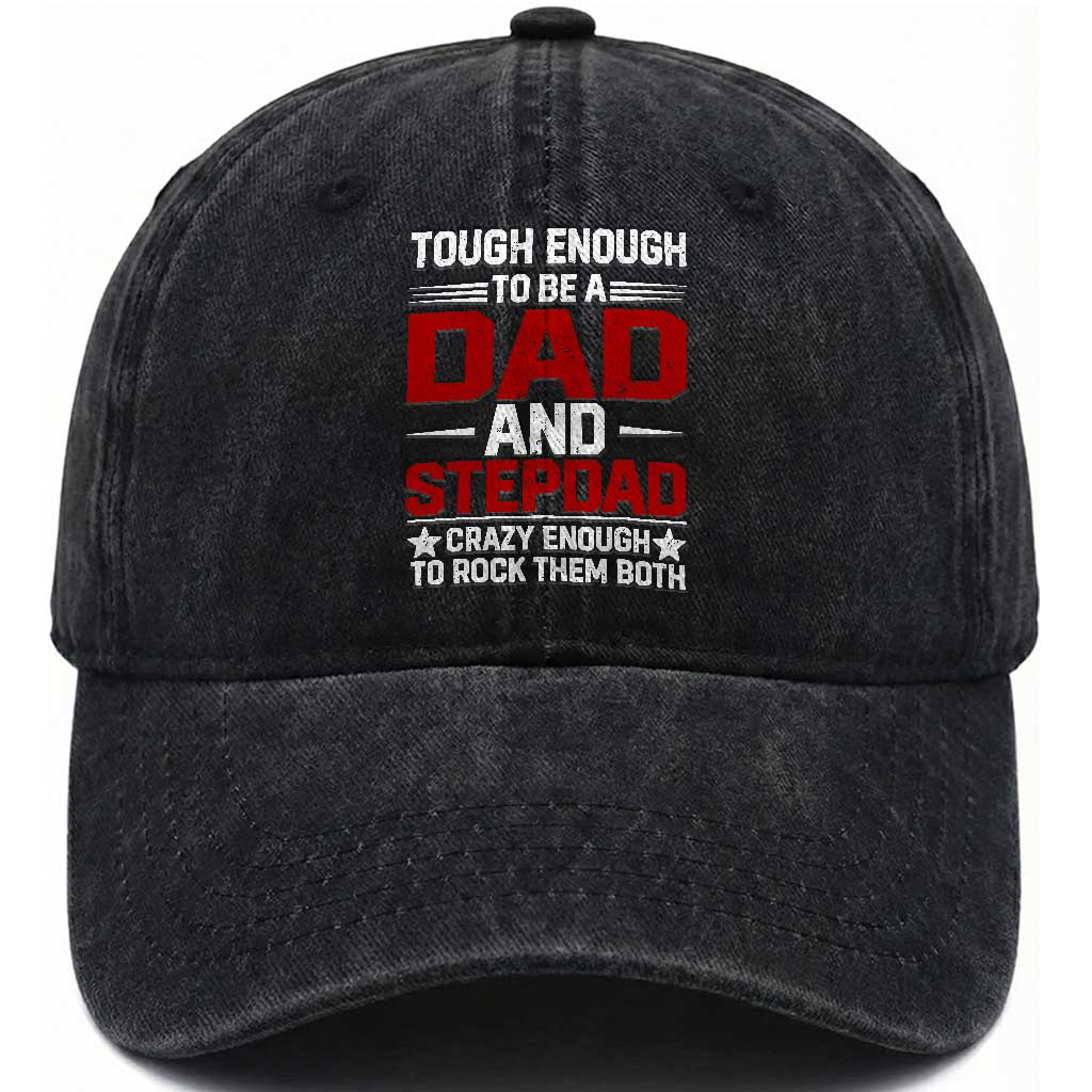 Bonus Dad Washed Cotton Baseball Cap Dad And Stepdad Fathers Day TS10 Print Your Wear