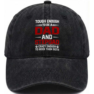 Bonus Dad Washed Cotton Baseball Cap Dad And Stepdad Fathers Day TS10 Print Your Wear