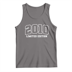 Vintage 2010 Limited Edition Tank Top 16 Year Old Gift Retro Varsity 16th Birthday TS10 Deep Heather Print Your Wear