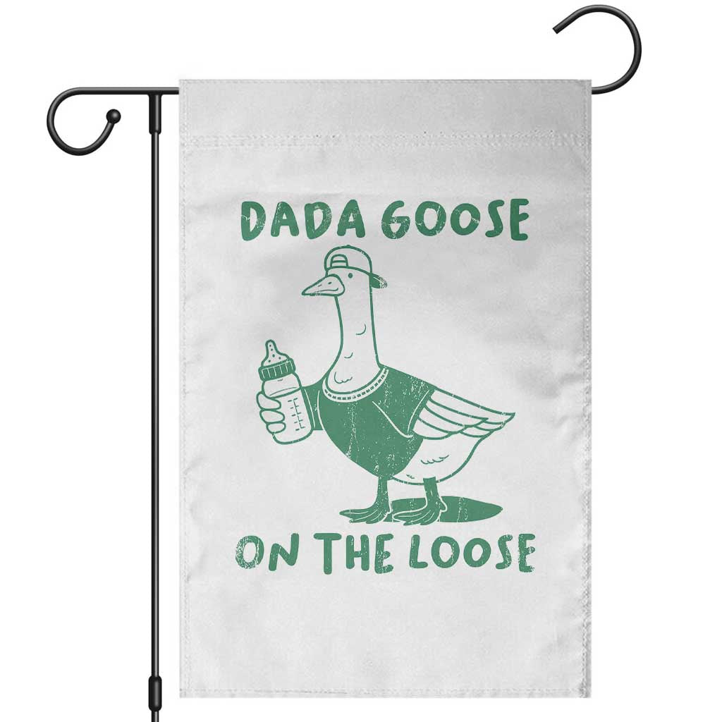 Silly Goose Dad Garden Flag New Dad Pregnancy Announcement Fathers Day TS10 White Print Your Wear