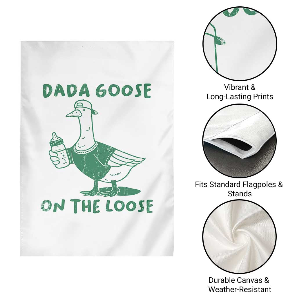 Silly Goose Dad Garden Flag New Dad Pregnancy Announcement Fathers Day TS10 Print Your Wear