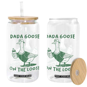 Silly Goose Dad Glass Can New Dad Pregnancy Announcement Fathers Day TS10 Print Your Wear