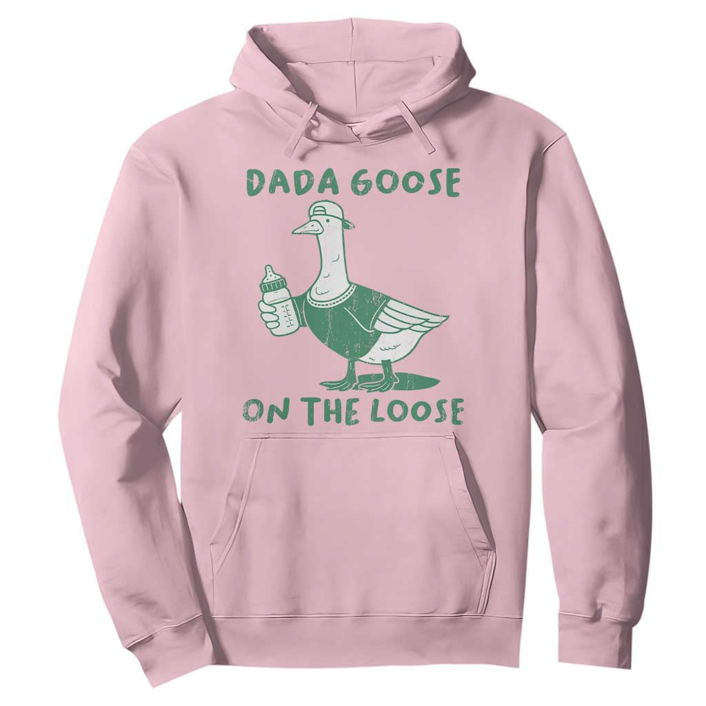Silly Goose Dad Hoodie New Dad Pregnancy Announcement Fathers Day TS10 Light Pink Print Your Wear