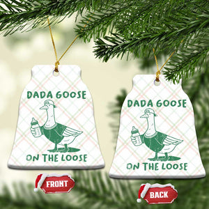 Silly Goose Dad Ceramic Ornament New Dad Pregnancy Announcement Fathers Day TS10 Print Your Wear