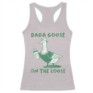 Silly Goose Dad Racerback Tank Top New Dad Pregnancy Announcement Fathers Day TS10 Ice Gray Print Your Wear