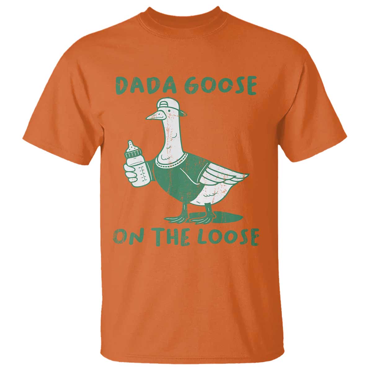 Silly Goose Dad T Shirt New Dad Pregnancy Announcement Fathers Day TS10 Orange Print Your Wear