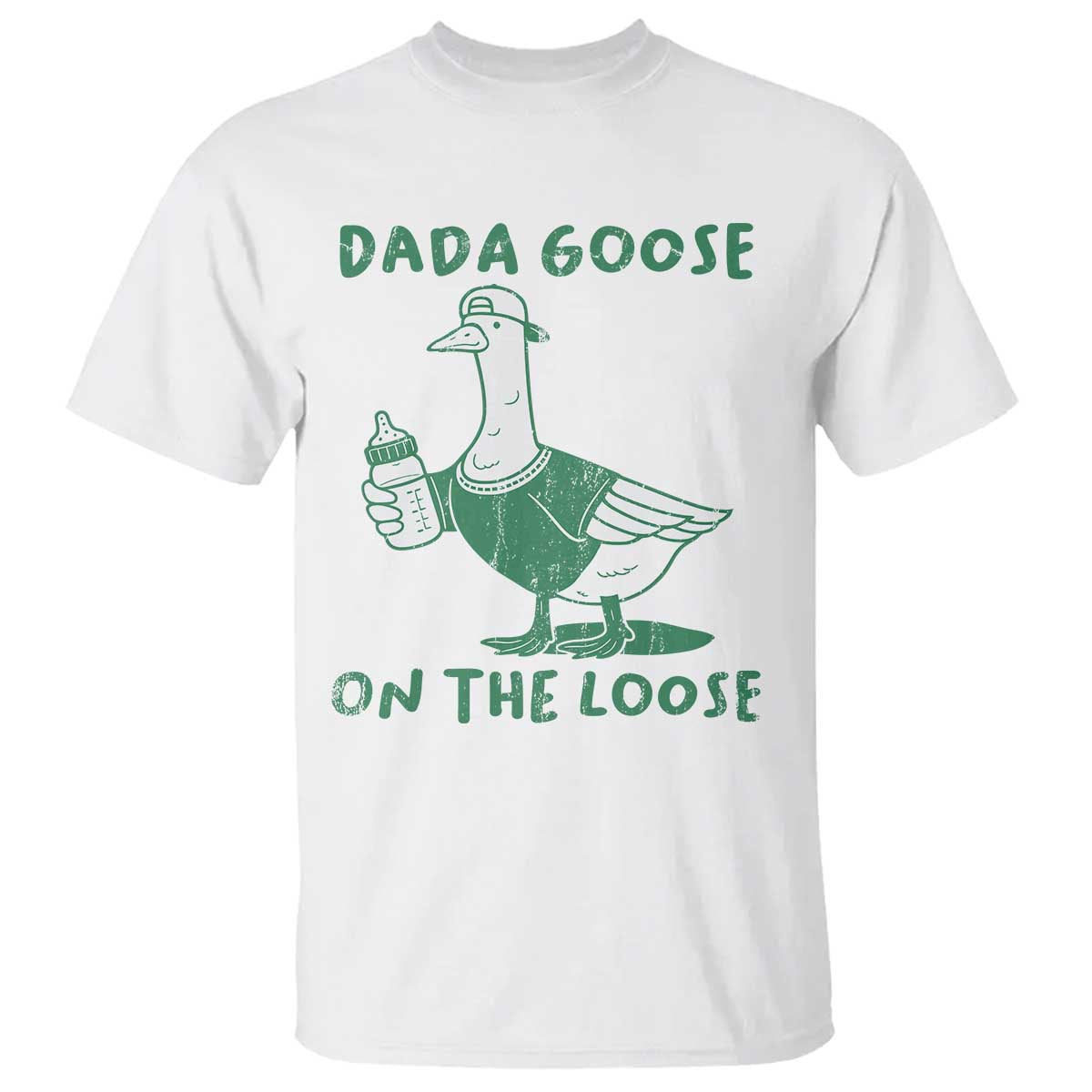 Silly Goose Dad T Shirt New Dad Pregnancy Announcement Fathers Day TS10 White Print Your Wear