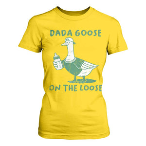 Silly Goose Dad T Shirt For Women New Dad Pregnancy Announcement Fathers Day TS10 Daisy Print Your Wear