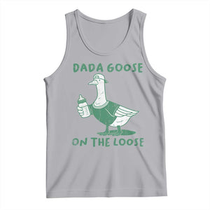 Silly Goose Dad Tank Top New Dad Pregnancy Announcement Fathers Day TS10 Athletic Heather Print Your Wear