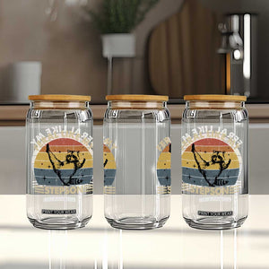 Bonus Dad Glass Can Retro Feral Raccoon Stepdad Gifts From Bonus Son Stepson TS10 Print Your Wear