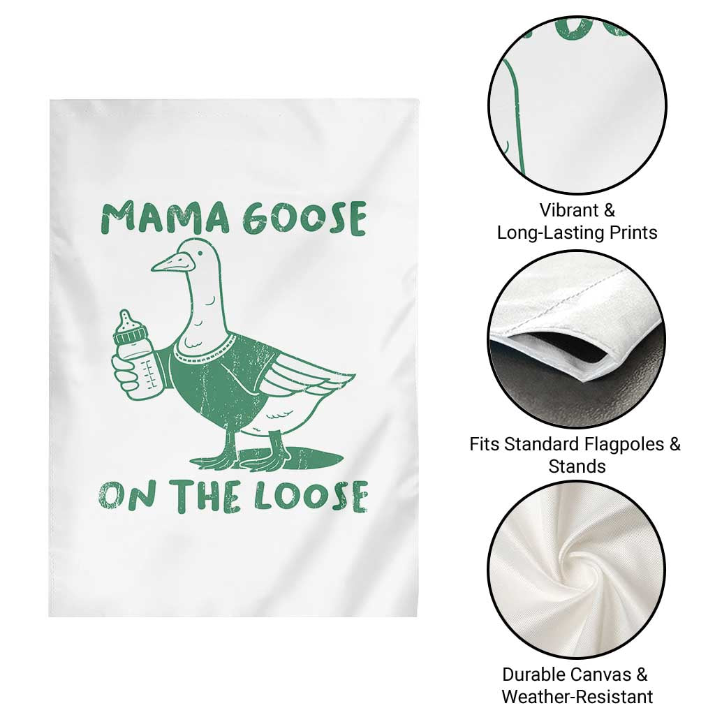 Silly Goose Mom Garden Flag New Mom Pregnancy Announcement Mothers Day TS10 Print Your Wear