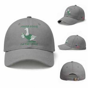 Silly Goose Mom Baseball Cap New Mom Pregnancy Announcement Mothers Day TS10 Baseball Cap Universal Fit Sport Gray Print Your Wear