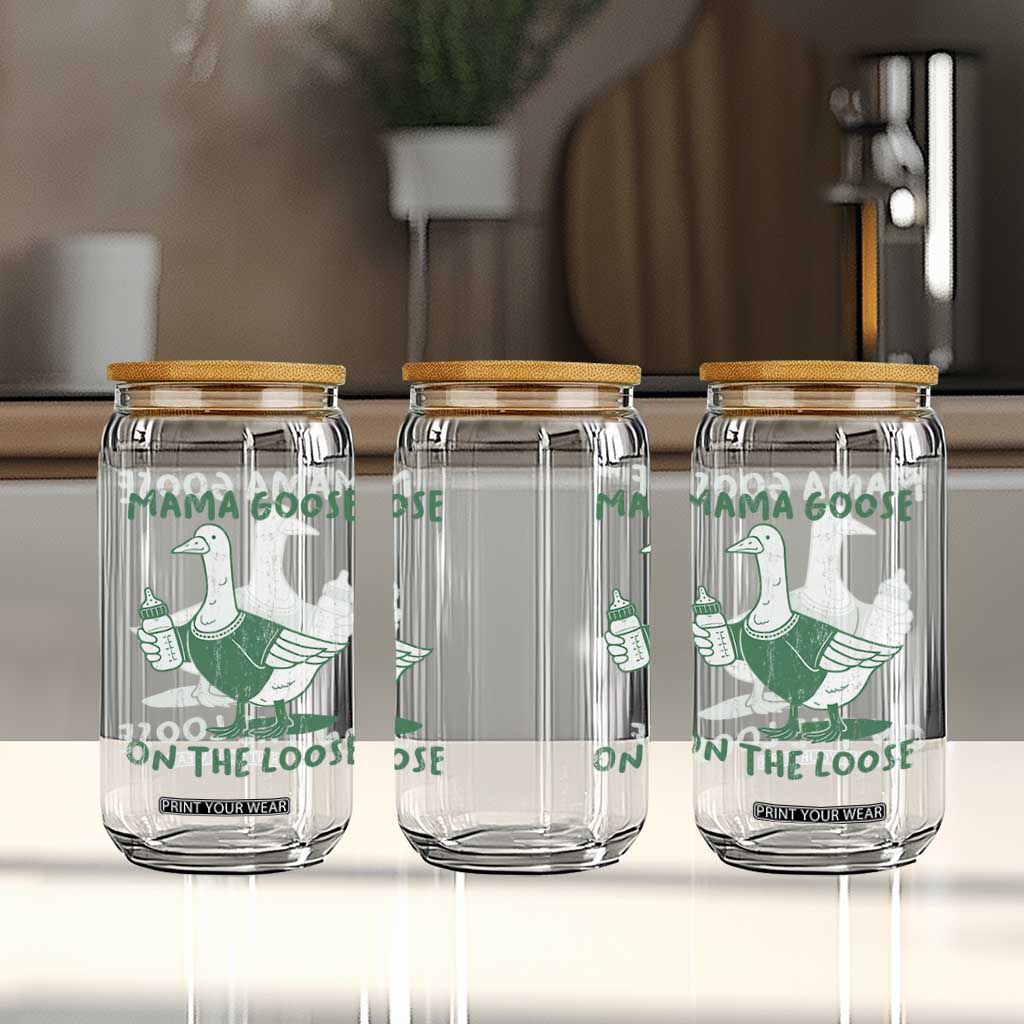 Silly Goose Mom Glass Can New Mom Pregnancy Announcement Mothers Day TS10 Print Your Wear